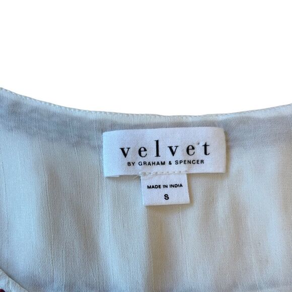 Velvet by Graham & Spencer Embroidered Long Sleeve Blouse EUC - Picture 5 of 10